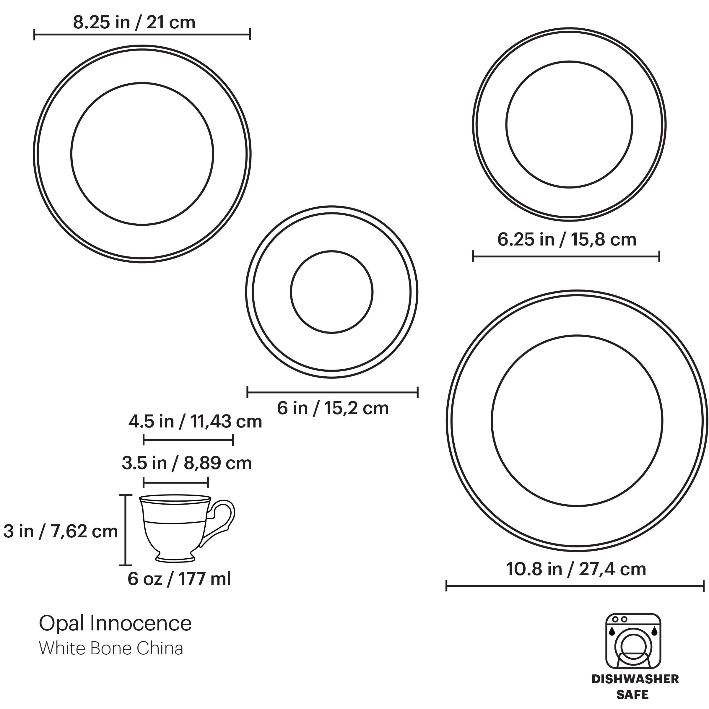 Opal Innocence 5-Piece Place Setting