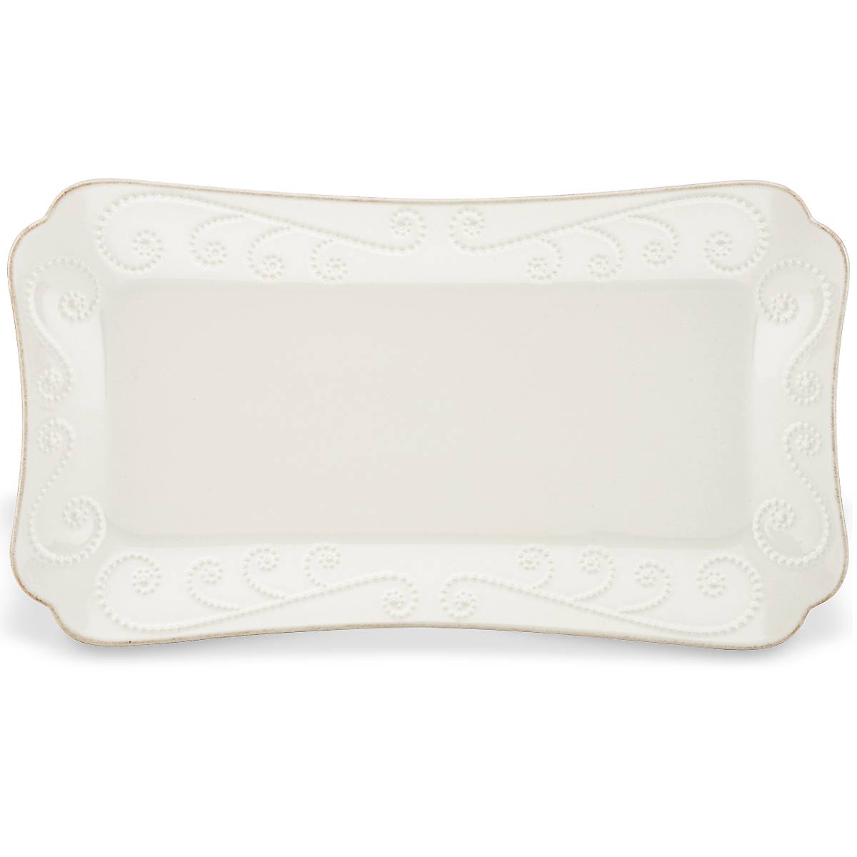 French Perle White Hors d'Oeuvres Tray