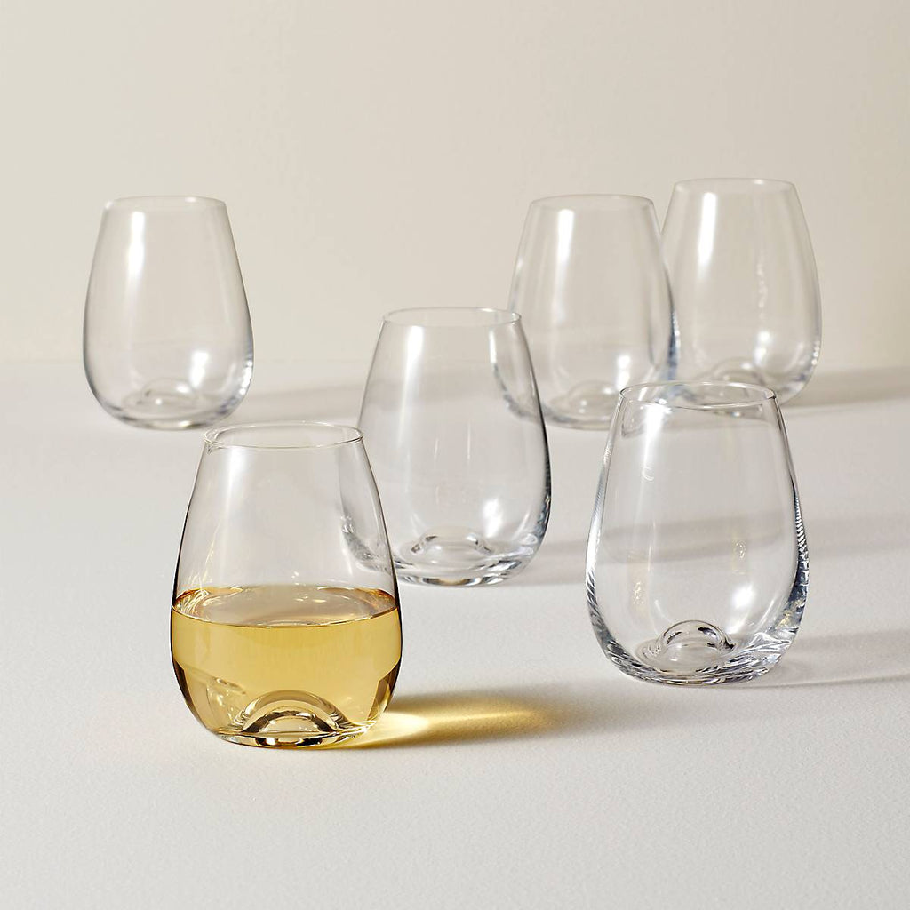 Tuscany Classics Stemless Wine Glasses - Set Of 6