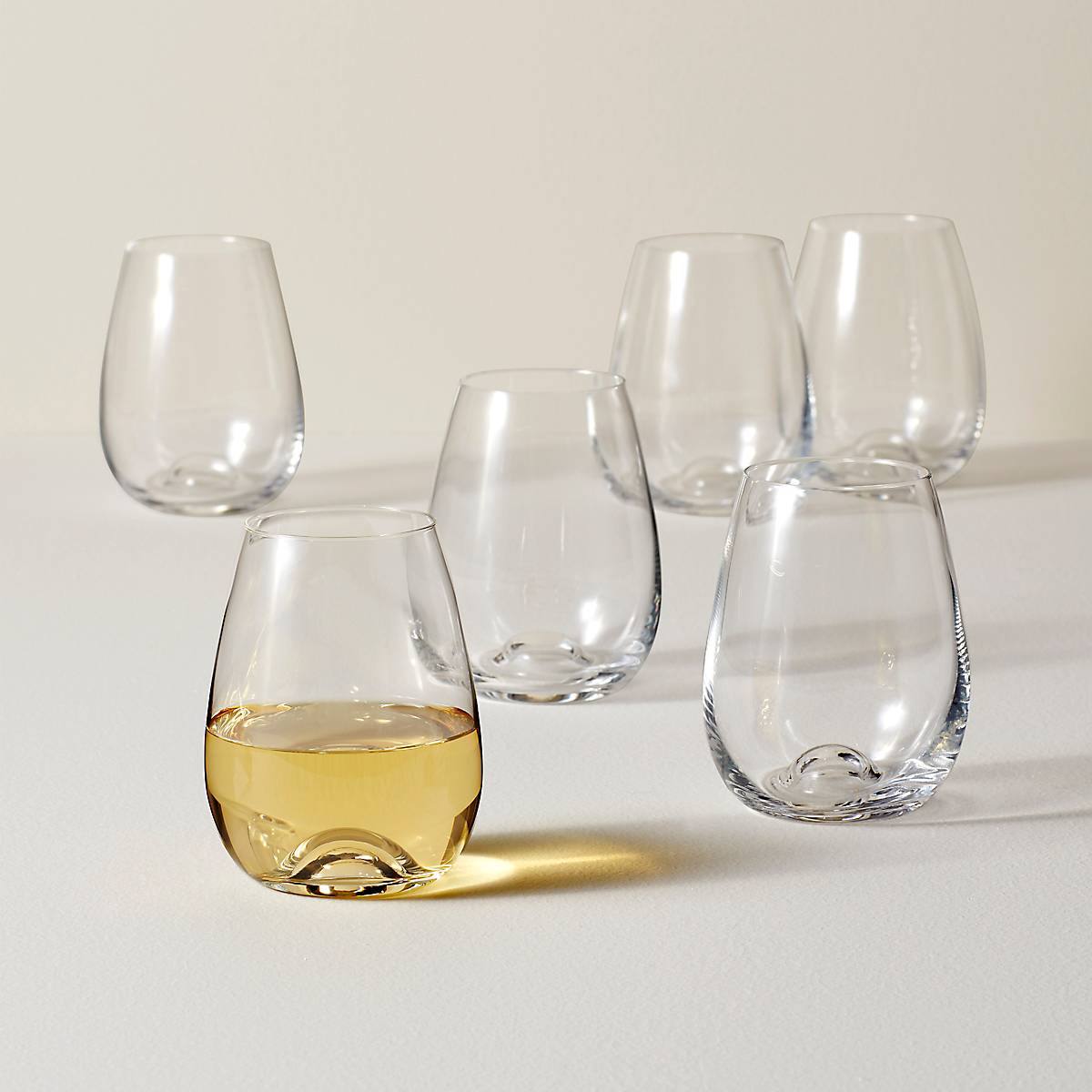 Tuscany Classics Stemless Wine Glasses - Set Of 6