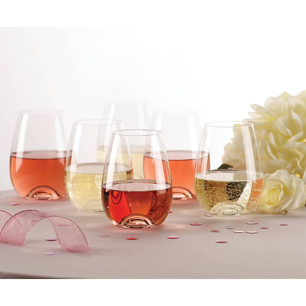 Tuscany Classics Stemless Wine Glasses - Set Of 6