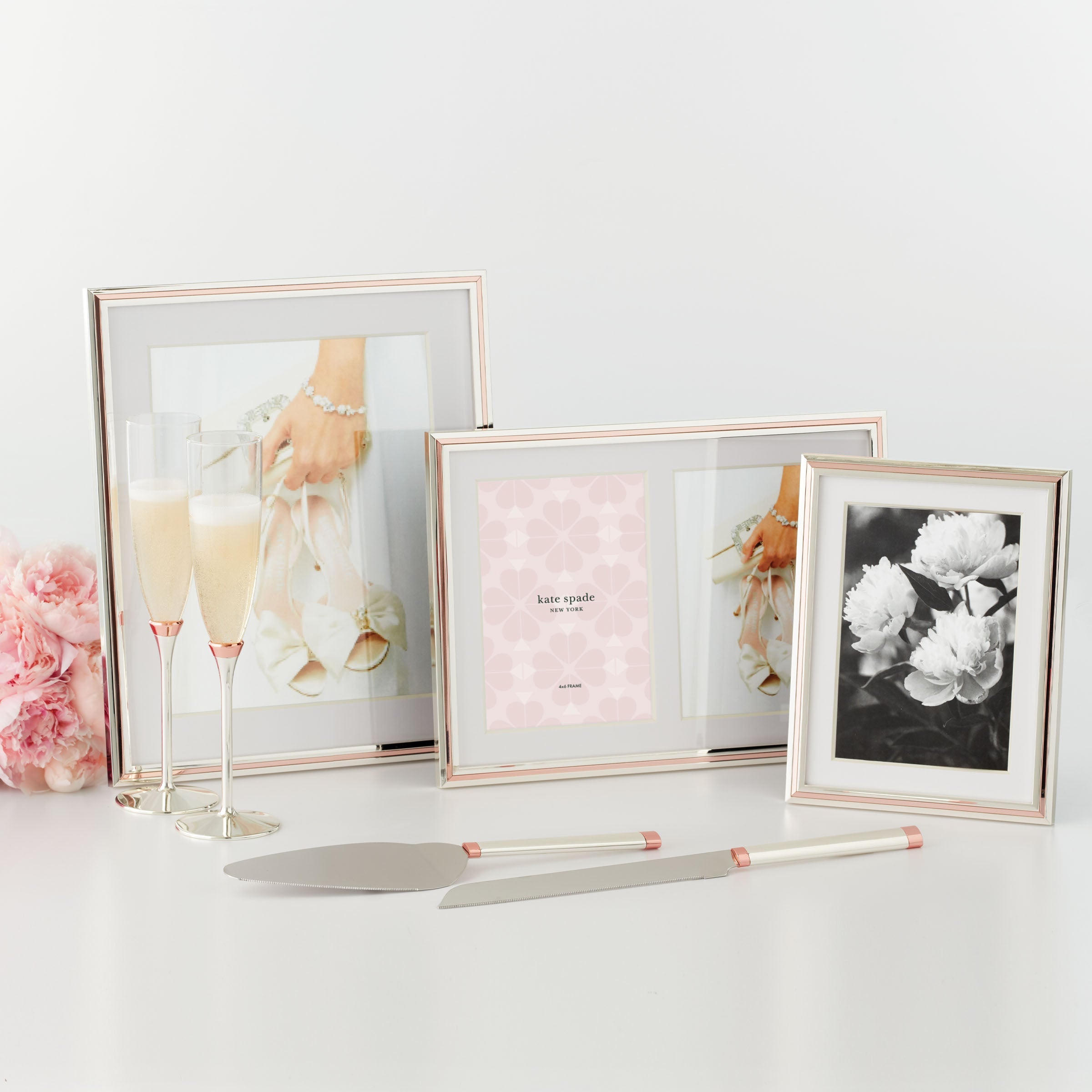 "Rosy Glow Double 5"" x 7"" Frame"