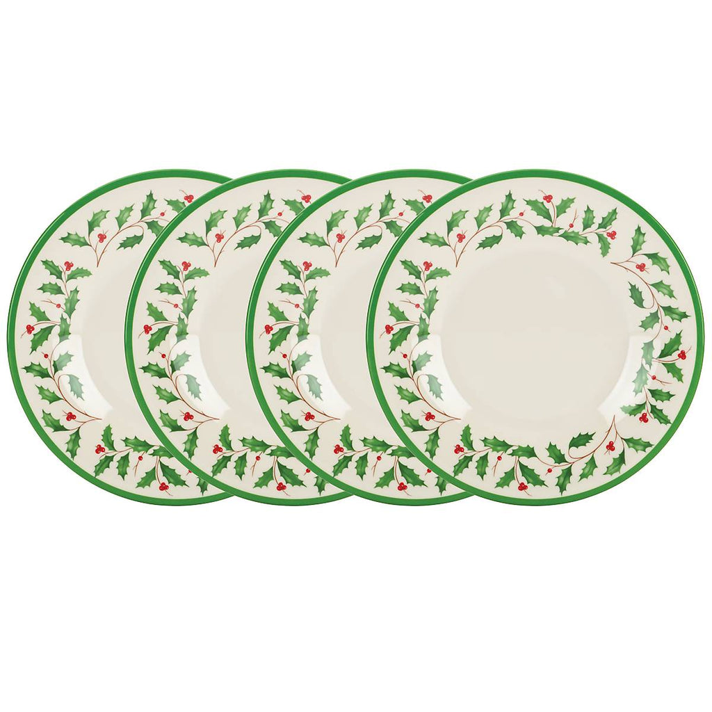 Holiday Melamine Accent Plates - Set of 4