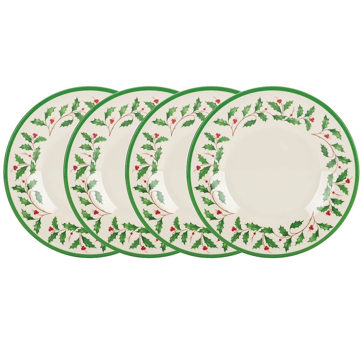 Holiday Melamine Accent Plates - Set of 4