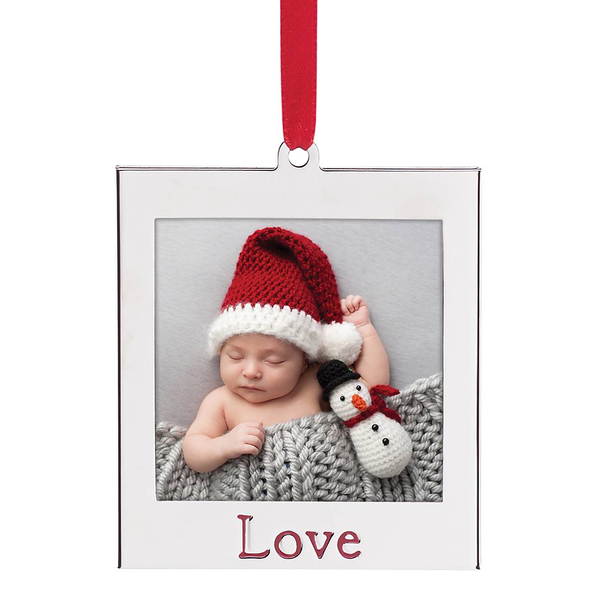 Love Frame Charm Ornament