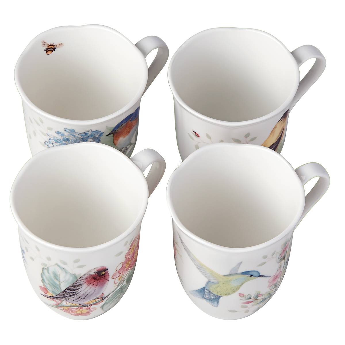 Butterfly Meadow Flutter Mugs - Set of 4