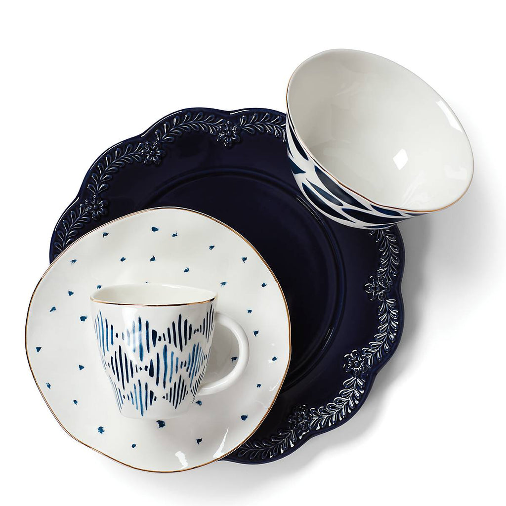 Blue Bay Dessert Mugs - Set of 4