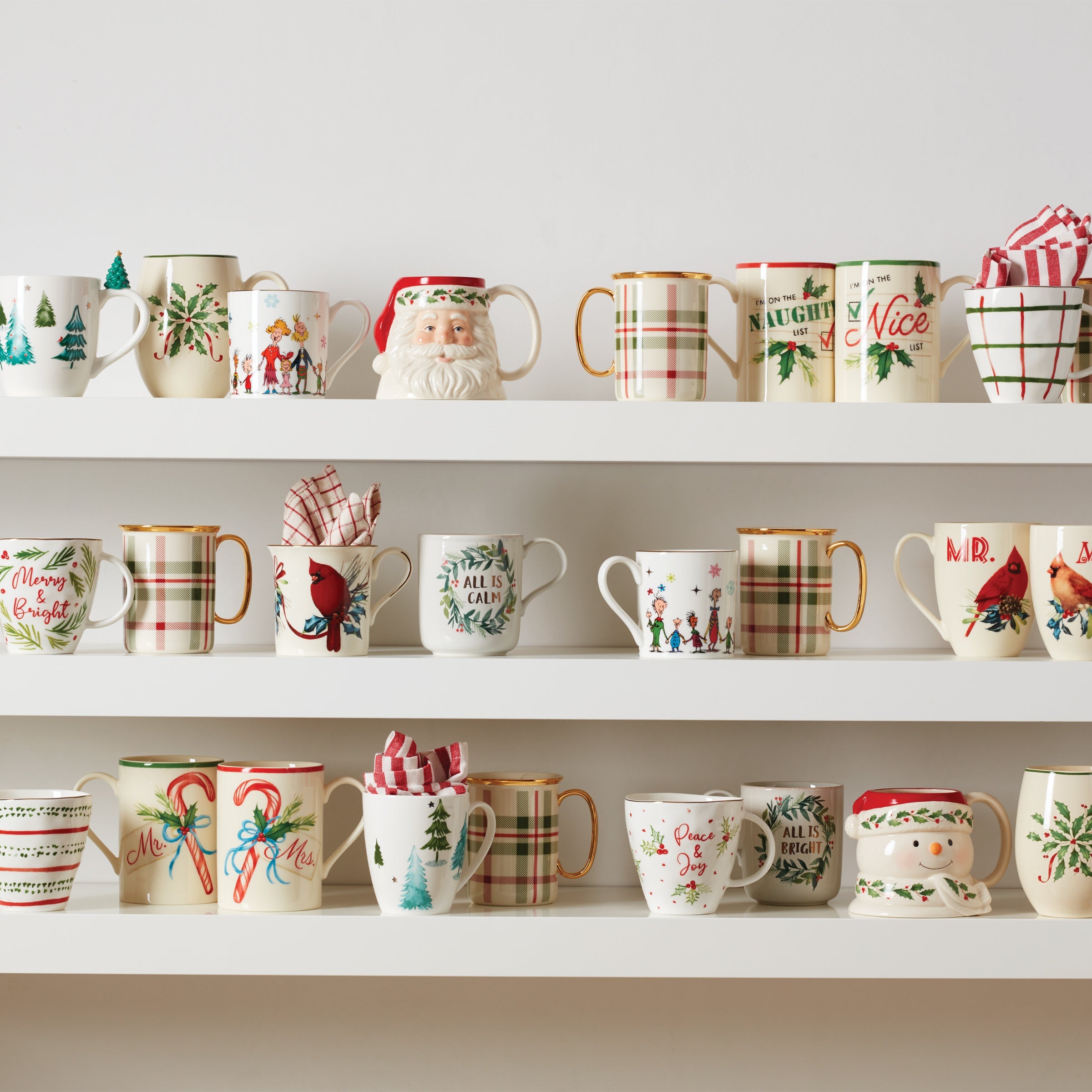 Balsam Lane Mugs - Set of 4